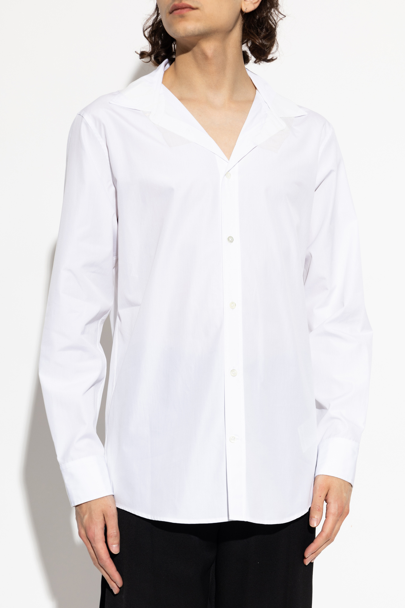 トップス MAISON MARGIELA 20AW Open collar shirt Maison Margiela V-neck shirt | Men's | Vitkac